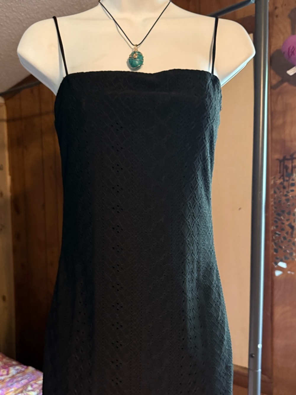 Rue21 Black Spaghetti Strap Mini Dress